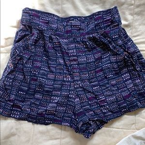 High waisted shorts light weight.